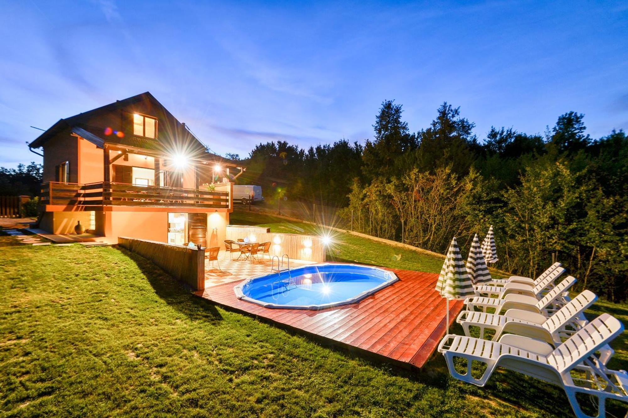 Sveti Ivan ZelinaJungle House With Private Pool And Hot Tub别墅 外观 照片